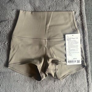 NWT Lululemon Align High Rise Shorts 2”